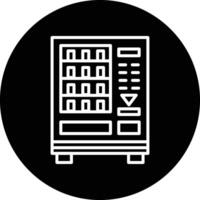 Vending Machine Illustration Icon vector