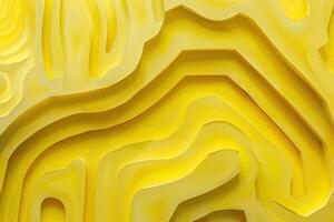 A yellow paper texture with a wavy pattern photo