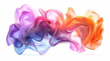 A colorful abstract design with swirls photo
