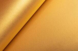 Golden paper with a smooth, polished texture featuring glowing gradients and curved folds. The shiny photo