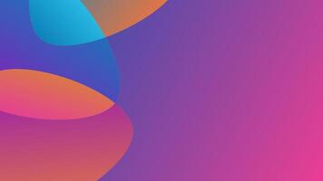 Modern abstract background with gradient circles element. Blue, orange, purple, and pink gradient background. Creative geometric background vector