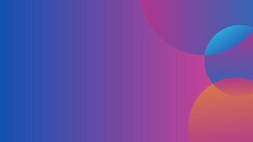 Creative abstract background with gradient circles element. Elegant blue, orange, purple, and pink gradient background. Modern geometric background vector
