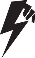 Thunder icon in black halftone style vector