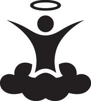 Design Angel Icon Style vector