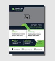 Professional Business Flyer Design, fully editable ,A4 Size, Print Ready Format .Creative corporate business flyer template design. vector