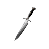 High-resolution photo of a sharp knife with a clear background png