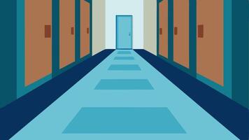NonSlip Flooring A focused depiction of flooring materials in a hallway demonstrating nonslip surfaces with clear texture patterns.. vector