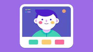 Mood Color Selection An app interface showing a character icon that changes colors based on userselected mood inputs from a palette below. This symbolizes emotional and sensory. vector