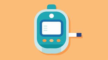 These illustrations could help convey the functionality and features of a wearable glucose monitor while keeping a clean modern aesthetic.. vector