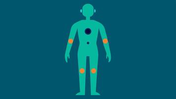 These descriptions aim to encapsulate various aspects of wearable body scanners focusing on their function and integration into daily life.. vector