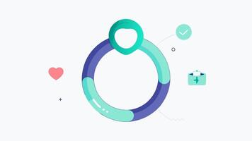 These illustrations can convey the functional aspects and benefits of the Health Optimization Smart Ring in a clear and visually appealing way.. vector