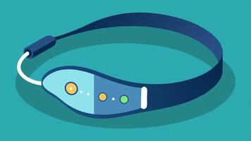 Sleep Tracking Headband A lightweight headband designed for sleeping showcasing sensors that monitor sleep stages and provide feedback about sleep quality through a companion app.. vector