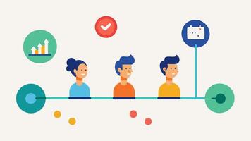 Progress Tracking A timeline graphic showcasing a users health journey with illustrations of milestones like weight loss or improved fitness levels over time.. vector