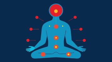 Therapeutic Elements A visualization of energy pathways shows how infrared light trates the skin of the person sitting comfortably inside boosting wellness.. vector