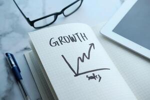 This overview explores growth trends in business and finance, highlighting current patterns photo