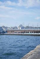 Turkey istanbul 24 june 2023. The Bosphorus view showcases historic architecture and serene waters, creating a picturesque scene photo