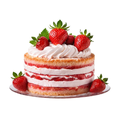 a-strawberry-cake-with-cream-