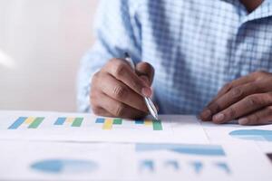 Indepth Analysis of Data Trends Utilizing Visual Graphs and Informative Charts for Insights photo