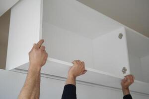 Installing a Modern White Cabinet in Your Home A Detailed StepbyStep Guide and Process photo