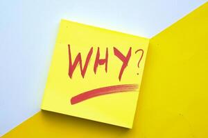 ThoughtProvoking Note Delving Deep into the Intriguing Question WHY and its Implications photo