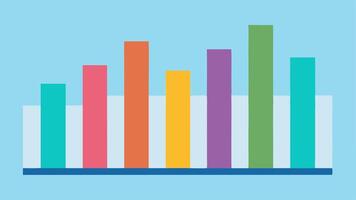 Weekly Trend Analysis A bar graph displaying weekly trends of specific biomarkers with distinct colors for each day suggesting patterns or areas for improvement.. vector