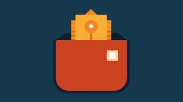 Portability An image of the chip being carried in a pocket or purse emphasizing its portable nature and convenience.. vector