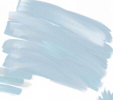 Light blue abstract brushstrokes on a white background, textured paint effect. photo