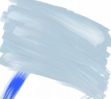 Light blue abstract brushstrokes on a white background, textured paint effect. photo