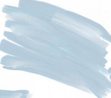 Light blue abstract brushstrokes on a white background, textured paint effect. photo