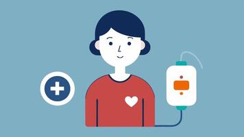 Emergency Medical Alert System An illustration of a person using a medical alert device symbolizing coverage for emergency response systems for those with health concerns.. vector