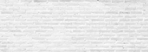White brick wall texture with clean lines, minimalistic design, perfect for backgrounds or architectural projects. photo