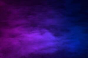 Abstract smoky texture background with a soft gradient from blue to purple, perfect for digital and graphic design. photo