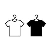 t shirt icon sign simple vector
