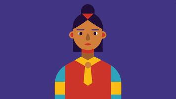 Cultural Expression A model wearing traditional cultural attire modified for accessibility showcasing how fashion can celebrate identity while being inclusive.. vector