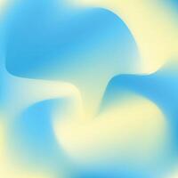 A blue and yellow abstract background with a wave pattern vector