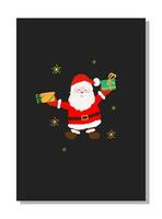 New Year cover for planner, to do list, organizer, notebook, book. Holiday new year decoration template. Cover for New Year's wish list vertical format A4, A5. vector