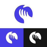 The combination of the letters E and hold for a conversation that emphasizes the importance of ongoing communication flowing in a chat application vector