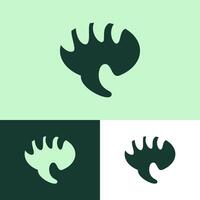This hold chat logo is perfect for chat applications that are often used for online meetings vector