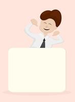 Energetic Manager with a Self-Confident Smile vector