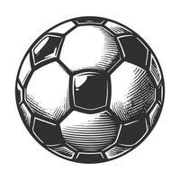 Soccer ball background with texture. vector