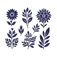 Vintage Hand Drawn Baroque Floral Artwork vector