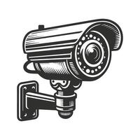 Doodle security camera design. vector