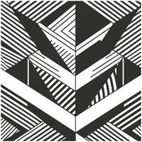 Flat Monochromatic Patterns for Design vector