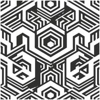 Flat Design with Monochromatic Patterns vector