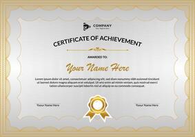 Certificate of Appreciation template, Certificate of achievement, awards diploma. vector