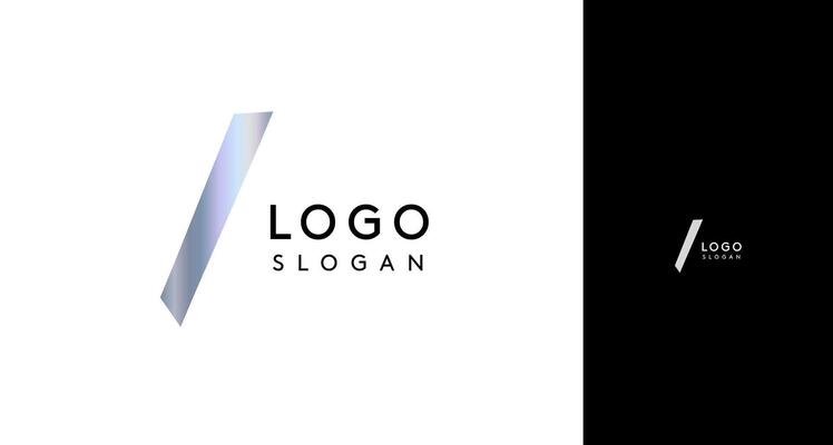 Shiny chromatic letter I, metallic monogram with shiny chrome iridescent gradient for streetwear fashion, music label, skate brand, urban art, graffiti-inspired products, modern tech company