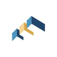 Abstract Building Skyscraper Icon Logo Template vector