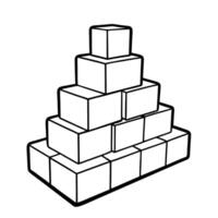Step by Step Guide to Constructing an Impressive Stacked Stone Pyramid or Tower vector