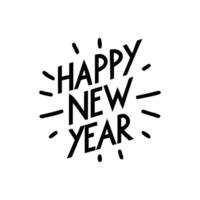 Happy new year illustration vector