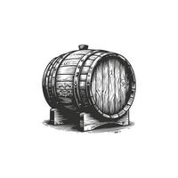Classic Wooden Barrels Logo vector